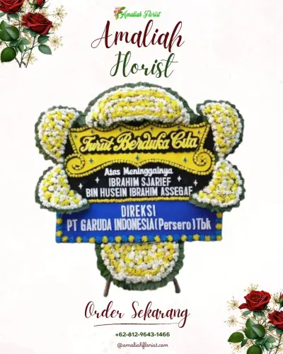 Papan Bunga Duka di Gebang Raya